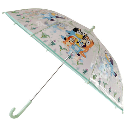 Bluey 48cm Transparent Manual Umbrella