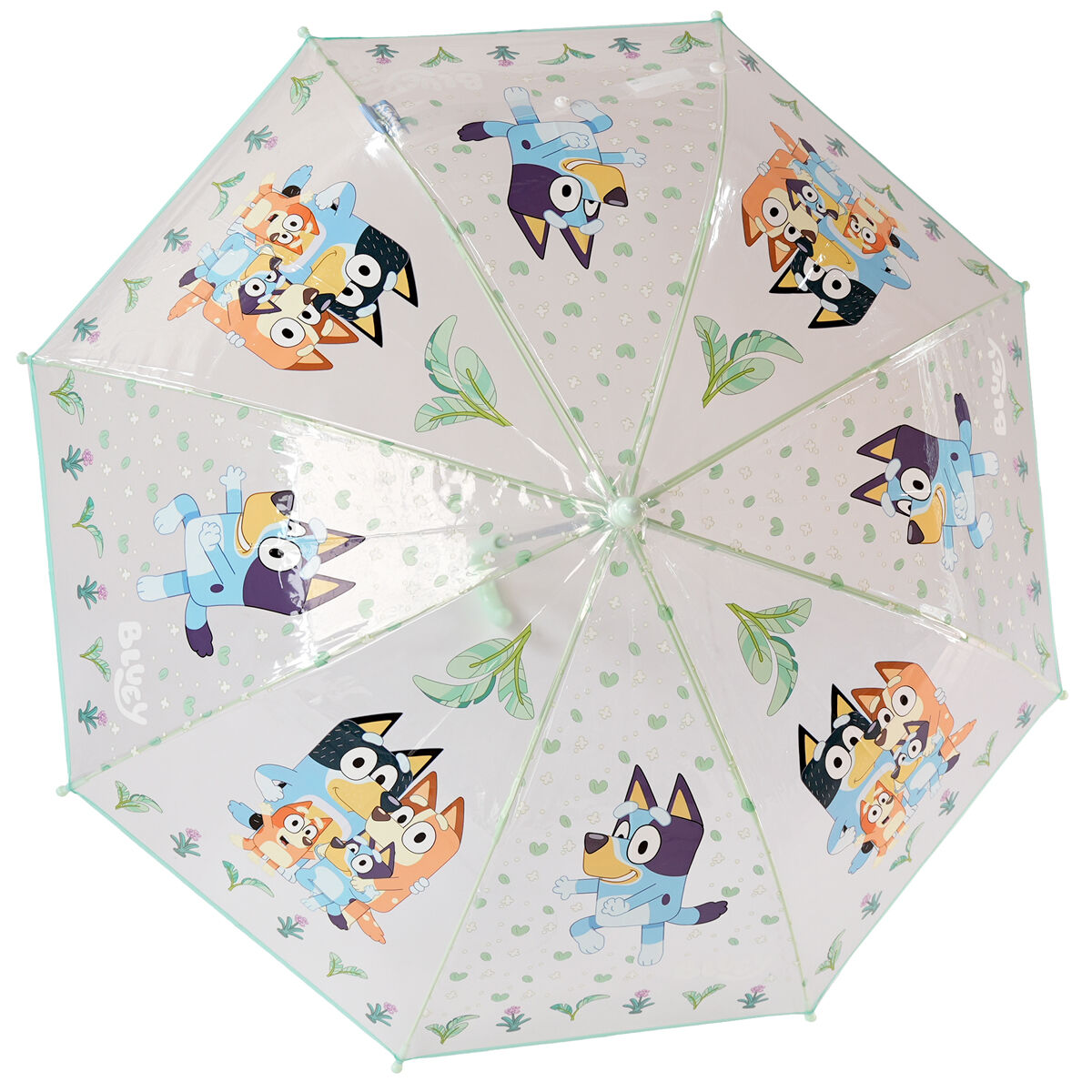 Bluey 48cm Transparent Manual Umbrella