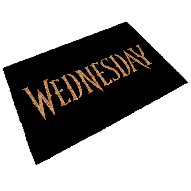 wednesday logo doormat