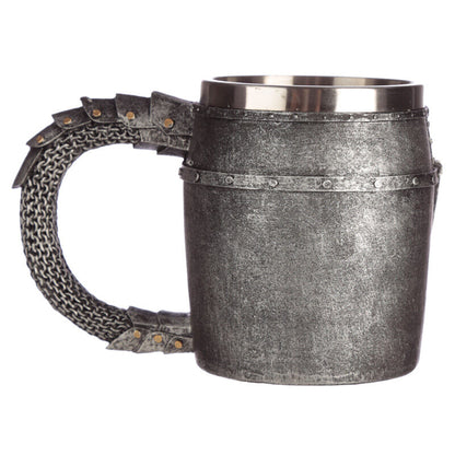 Medieval Helmet and Mail Jug