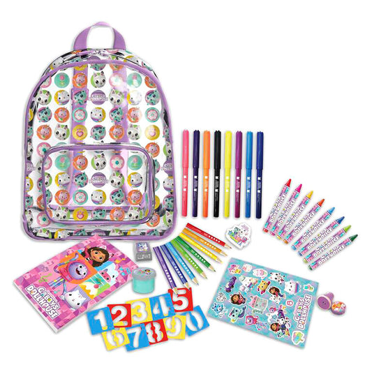 gabby's dollhouse activity backpack 42pcs