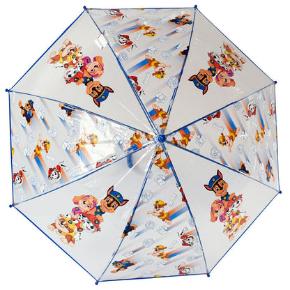 Ombrello manuale trasparente Paw Patrol 48 cm