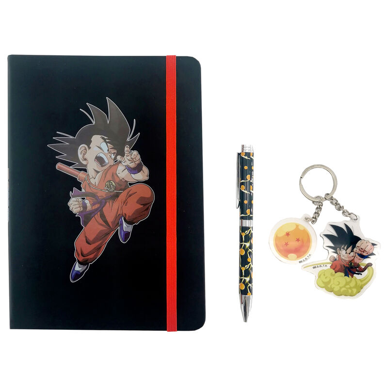 Dragon Ball diary + pen + keychain set