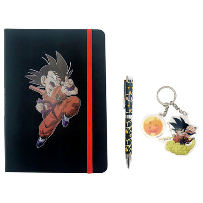 Dragon Ball diary + pen + keychain set