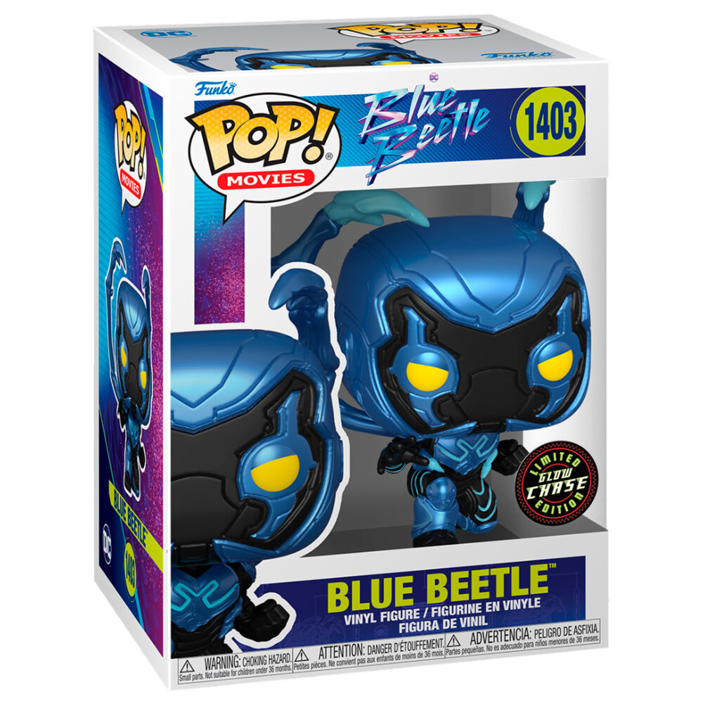 pop figure dc comics blue beetle  blue beetle chase