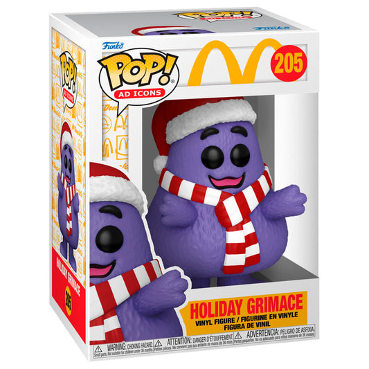 mcdonalds holiday grimace pop figure