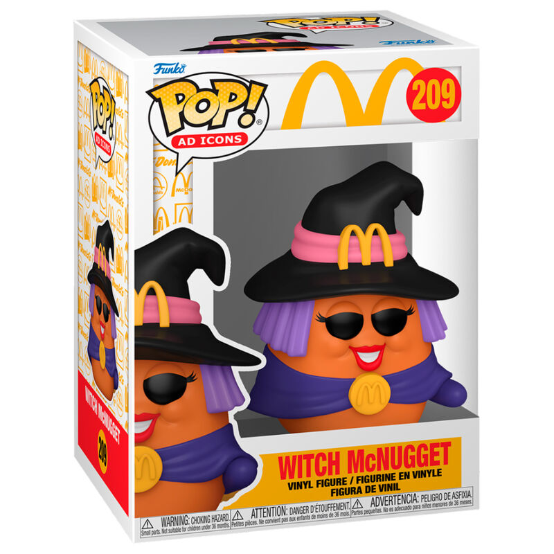 mcdonalds nugget buddies witch pop figure