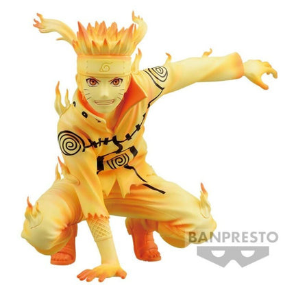 Figura de Naruto Uzumaki con panel de gafas Naruto Shippuden 9 cm