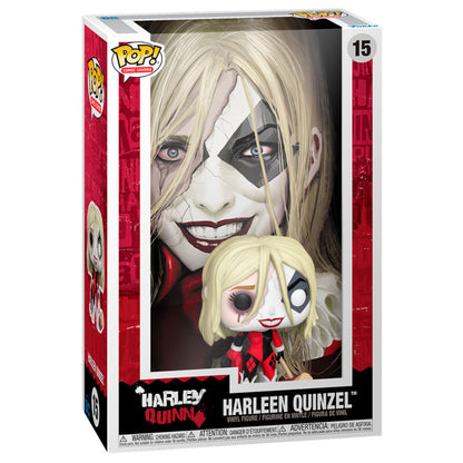pop figure comic cover dc comic harley quinn harleen quinzel