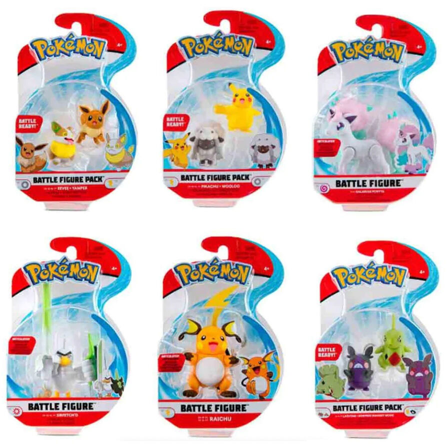 battle pokemon figure 5cm assorted