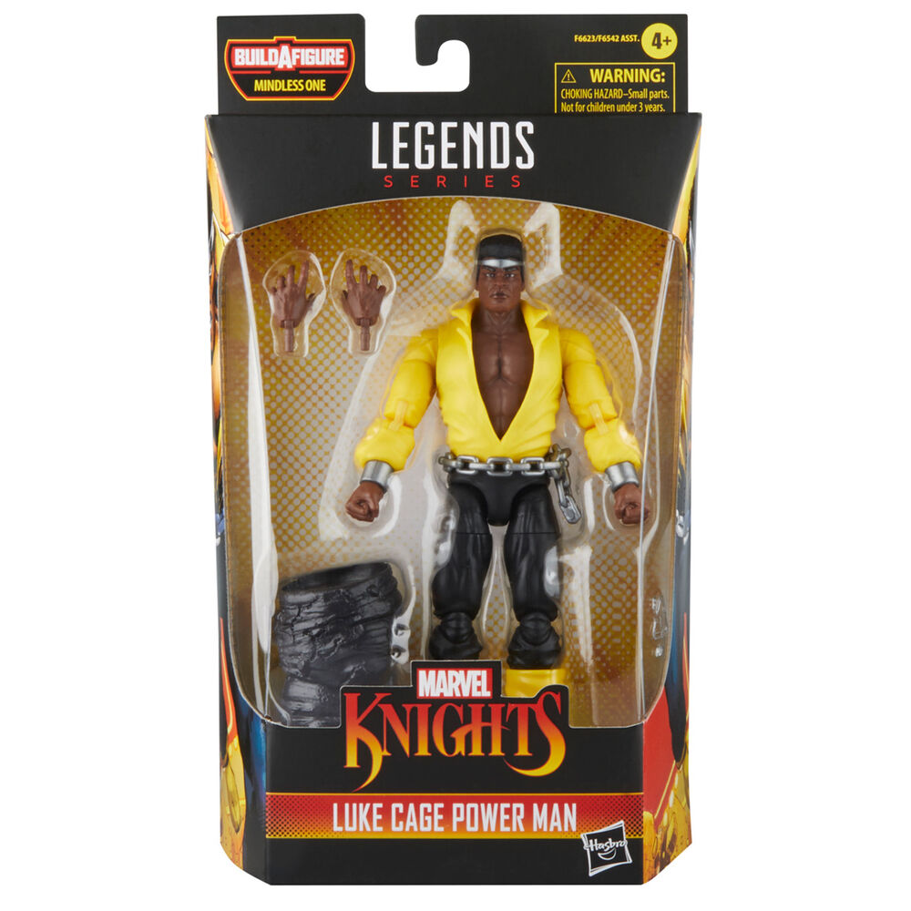 figure luke cage power man knights legends series marvel 15cm