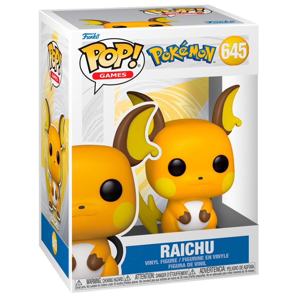 pokemon raichu pop figure