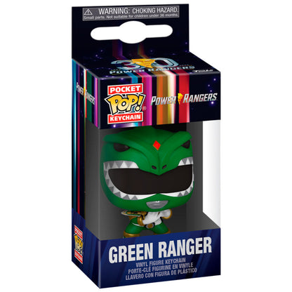 pocket pop power rangers 30th anniversary green ranger keychain
