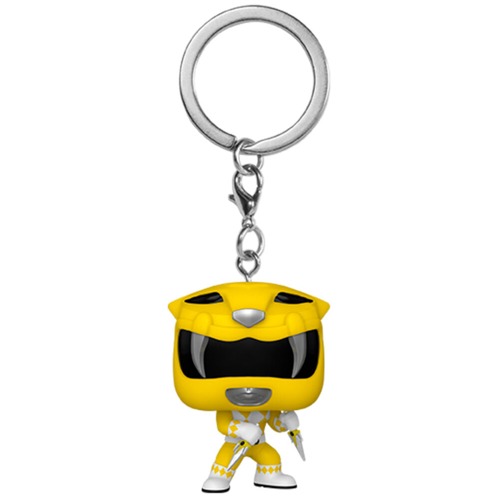 Porte clés Pocket POP Power Rangers Ranger Jaune 30e anniversaire