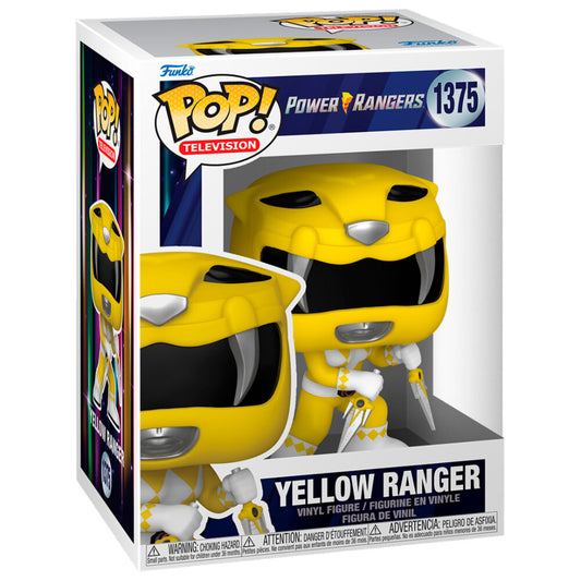 pop figure power rangers 30th anniversary yellow ranger