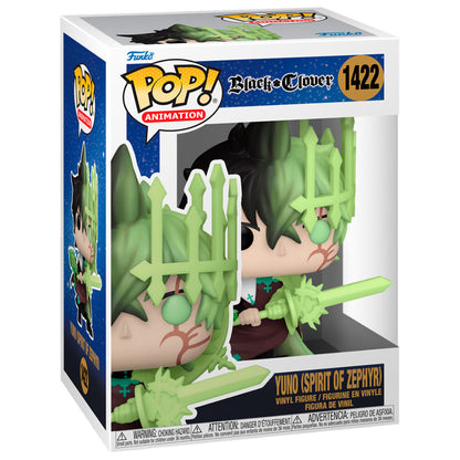 black clover yuno spirit of zephyr pop figure
