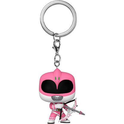 Llavero Pocket POP Power Rangers 30.º Aniversario de la Ranger Rosa