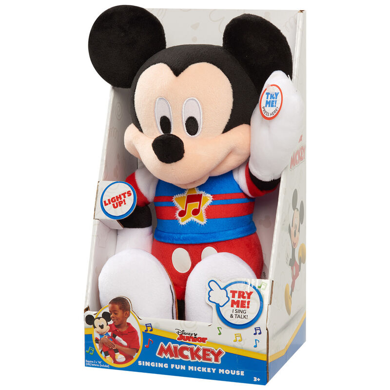 mickey mouse plush toy with sound