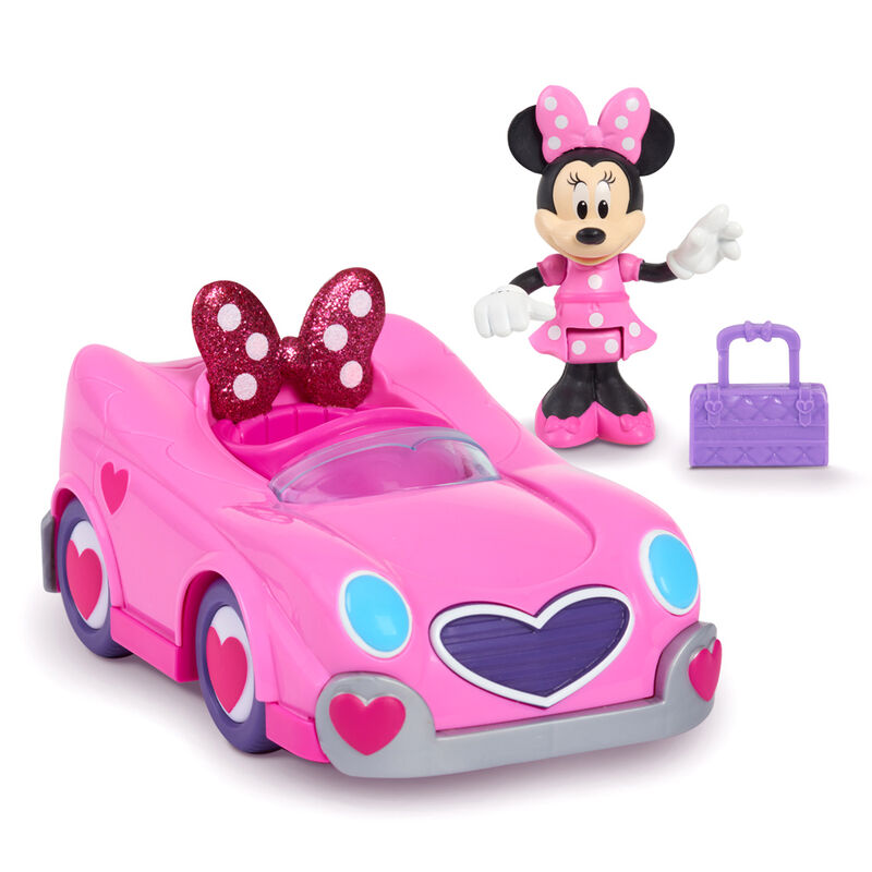 Assortimento di veicoli e personaggi di Minnie Mouse della Disney