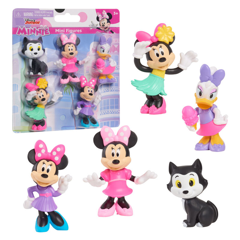 minnie mouse disney figures blister pack