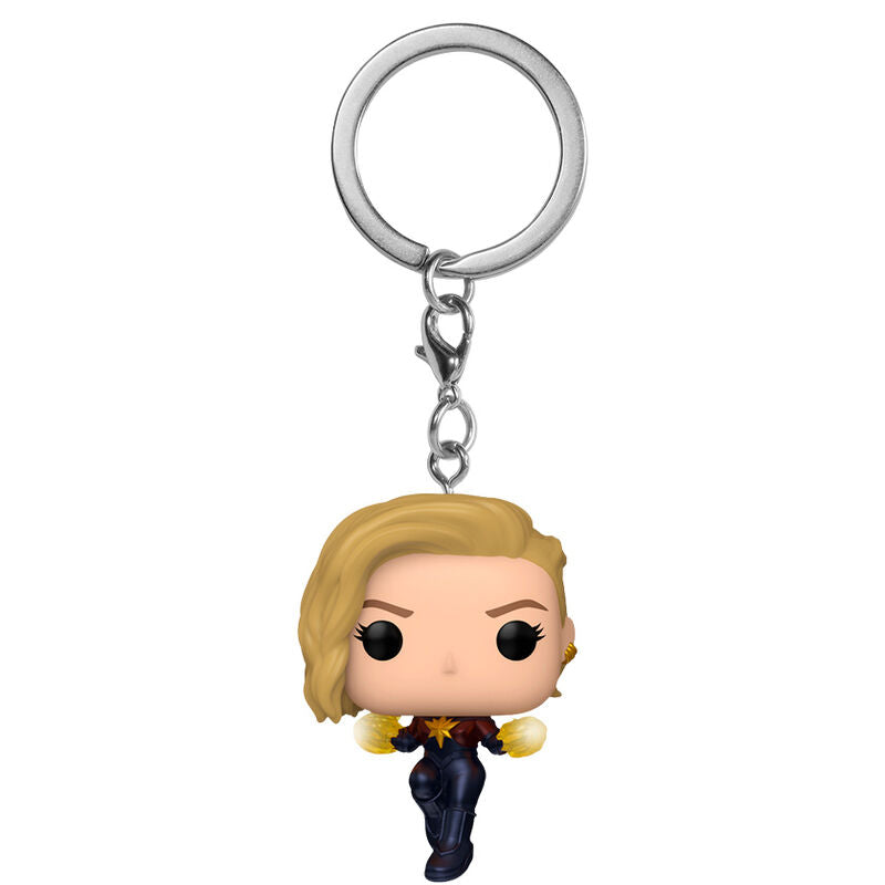 pocket pop the marvels captain marvel keychain
