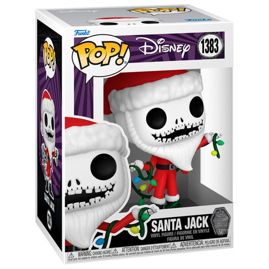 Boneco Funko Pop! do Papai Noel Jack 30º Aniversário de O Estranho Mundo de Jack da Disney