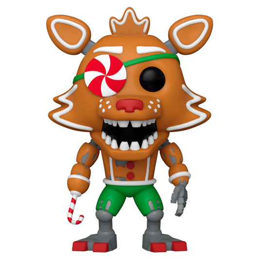 pop figure five nights at freddys holiday gingerbread foxy