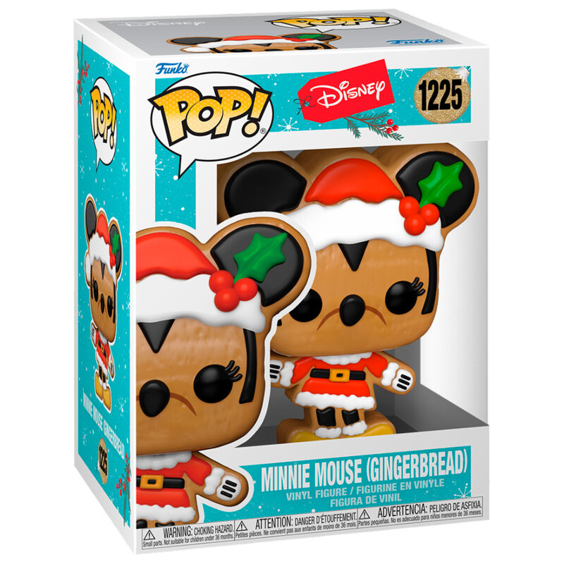 disney holiday minnie mouse gingerbread pop figure