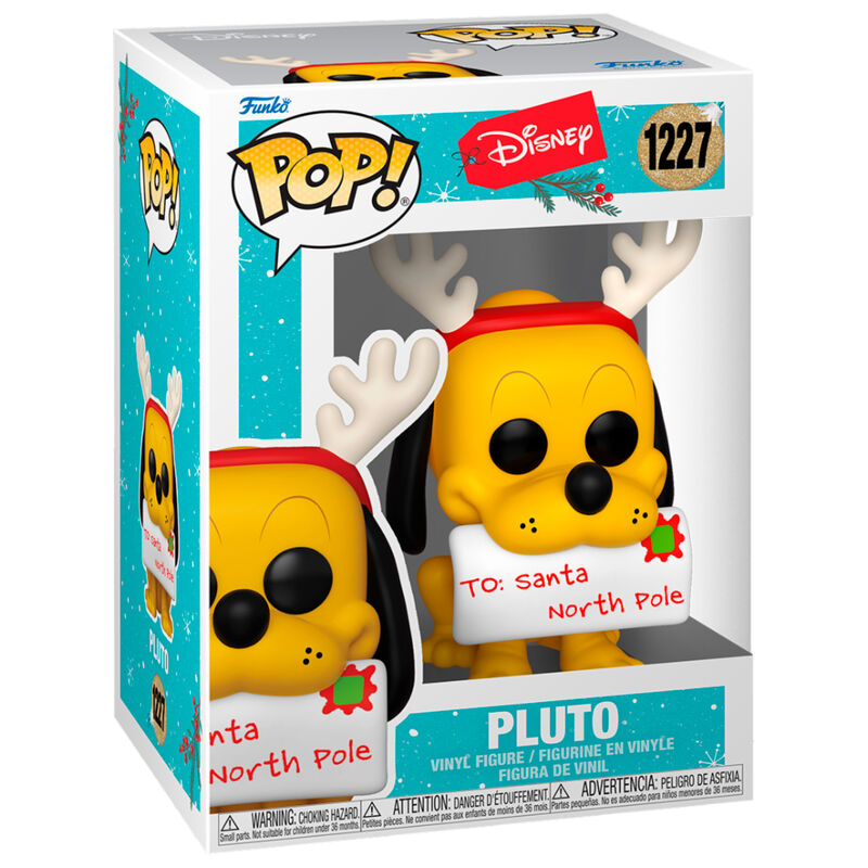 disney holiday pluto pop figure