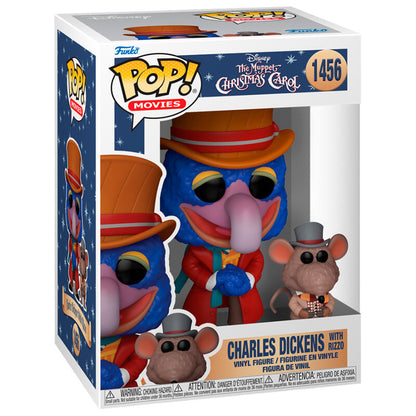 pop figure disney the muppet christmas carol charles dickens with rizzo