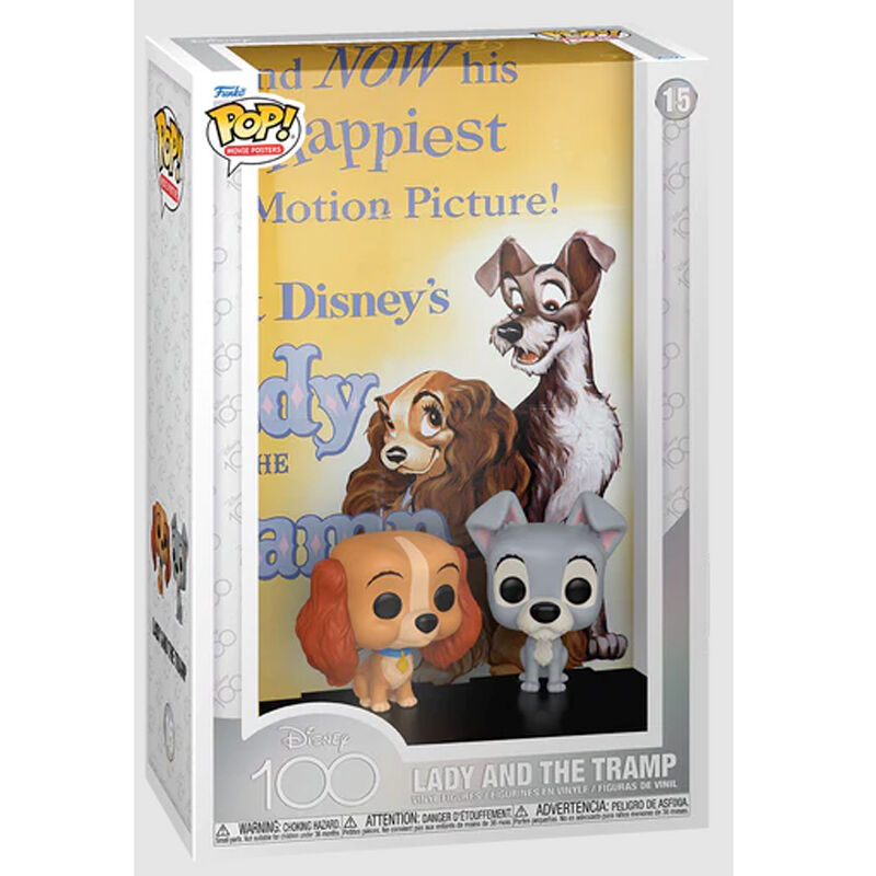 figure pop poster disney 100th anniversary lady and the tramp