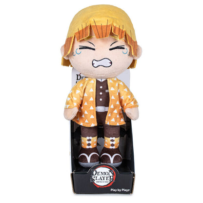 plush zenitsu agatsuma demon slayer kimetsu no yaiba 27cm