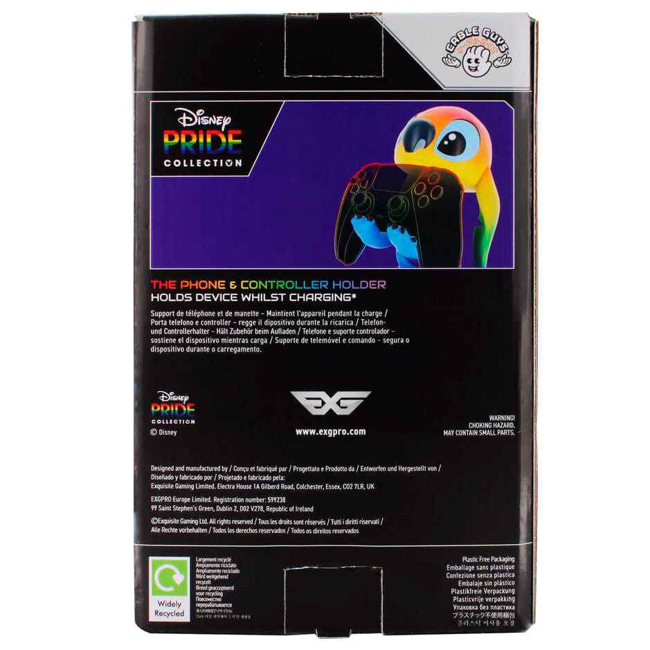 Cable Guy support stand for Disney Rainbow Stitch figure, 20cm