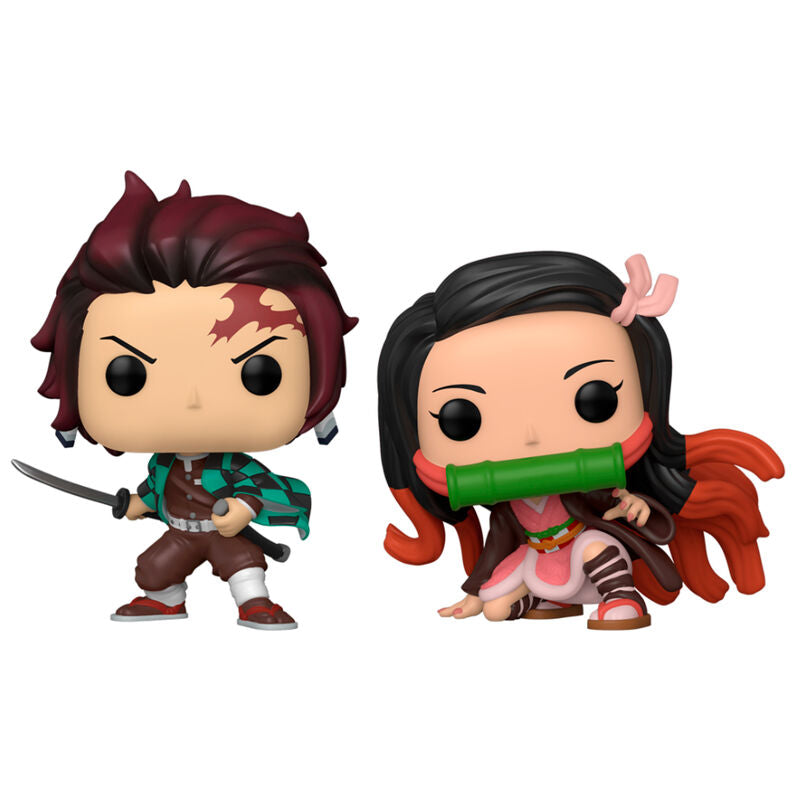 Blister 2 POP figures Demon Slayer Kimetsu no Yaiba Tanjiro & Nezuko Exclusive