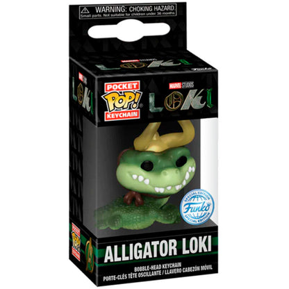 pocket pop marvel loki alligator loki keychain