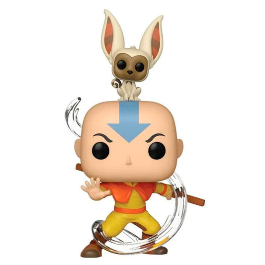 Avatar: The Last Airbender  Aang con Momo  Statuetta POP