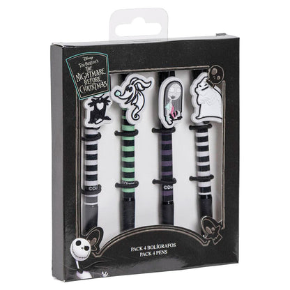 blister pack of 4 nightmare before christmas disney pens
