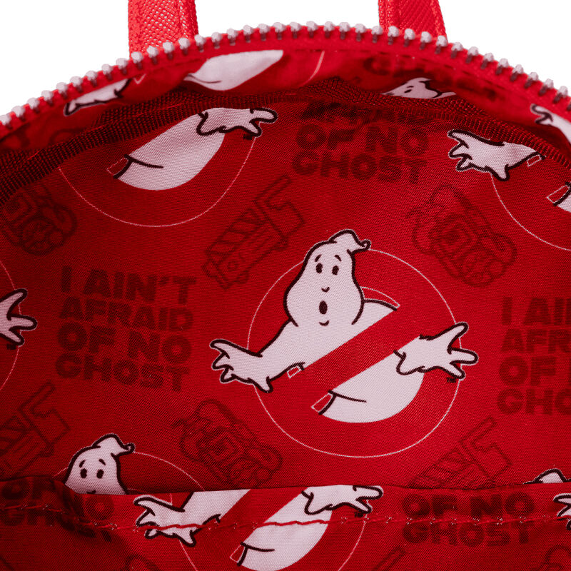 Loungefly Rucksack mit leuchtendem Ghostbusters Logo  26 cm