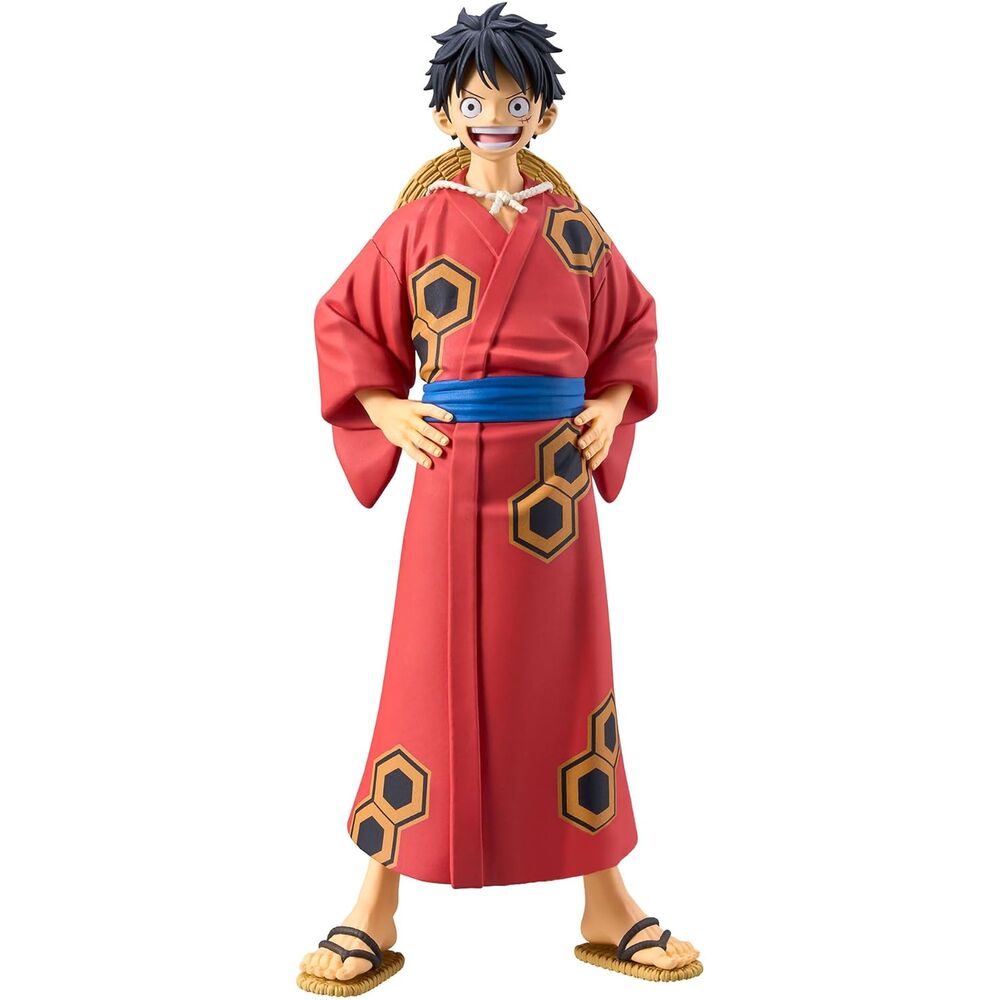 figure monkey d luffy wanokuni yukata the grandline series one piece 16cm
