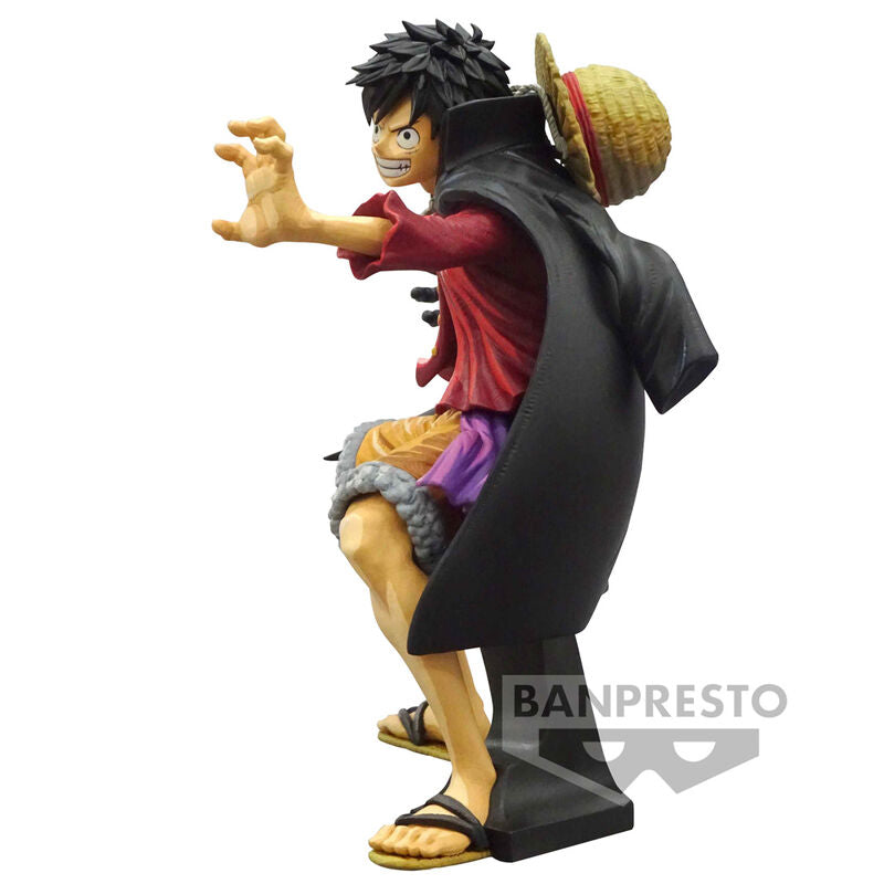 Action figure di Monkey D Luffy Wanokuni II Re degli Artisti di One Piece 20 cm