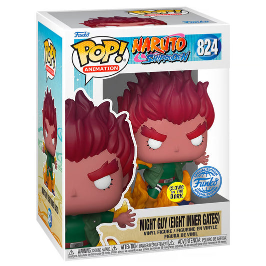 naruto shippuden might guy exclusive pop figure