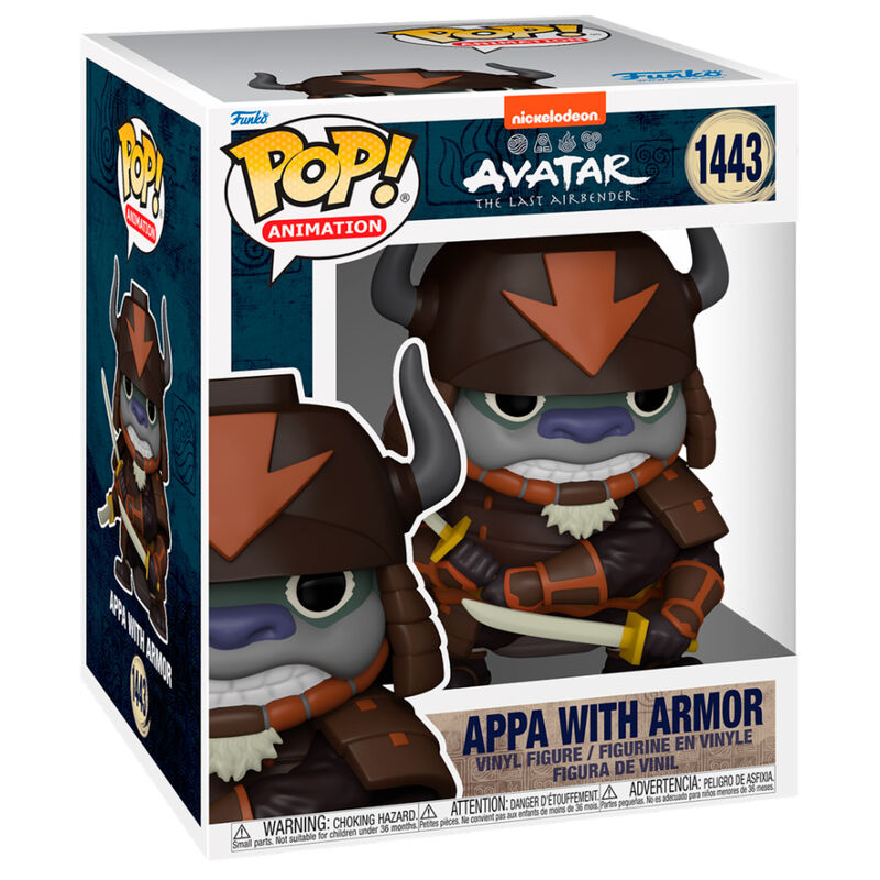 Figura POP Super Avatar: La Leyenda de Aang Appa con armadura