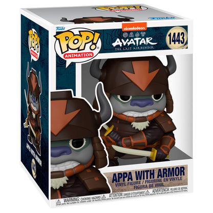 Figura POP Super Avatar: La Leyenda de Aang Appa con armadura
