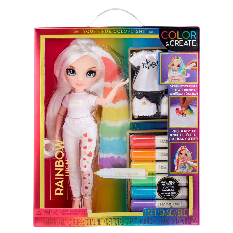 Muñeca Rainbow High de ojos azules de 26 cm