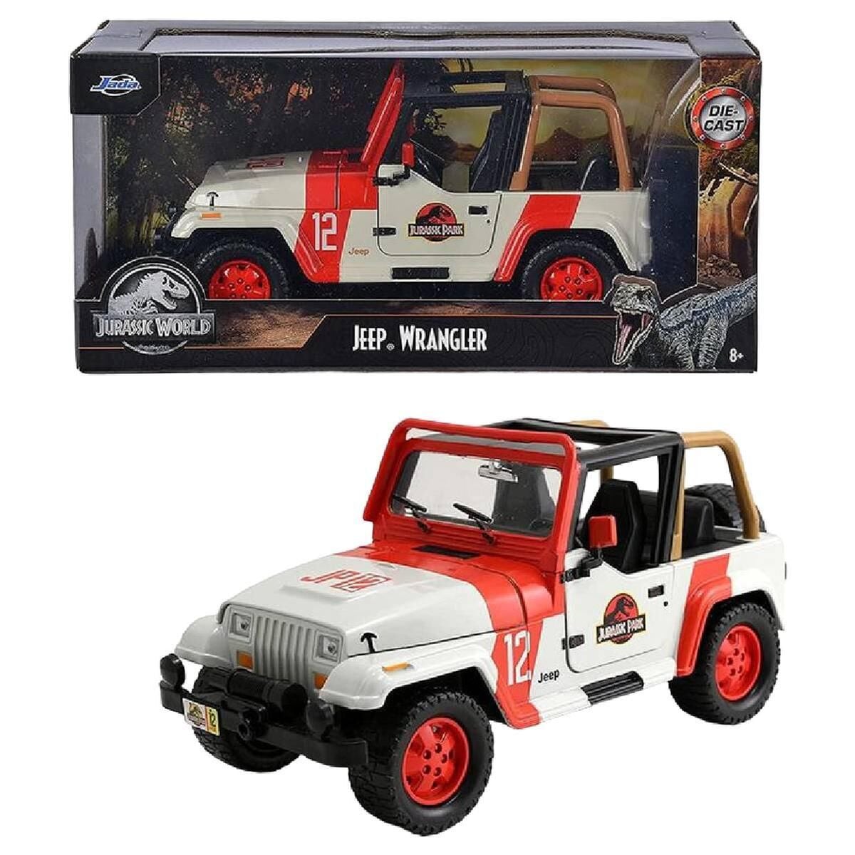 Jeep Wrangler de Jurassic Park escala 1/24