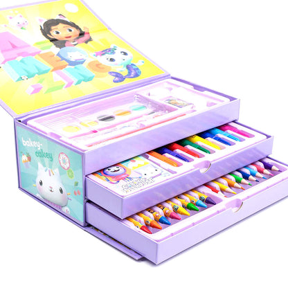 Gabby's Dollhouse Colorable Stationery Case