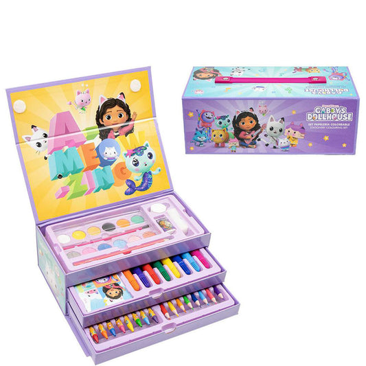 Gabby's Dollhouse Colorable Stationery Case