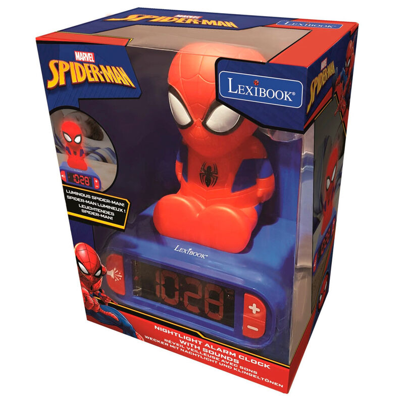 Spiderman Marvel digitaler 3D Wecker