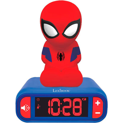 spiderman marvel digital 3d alarm clock