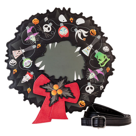nightmare before christmas disney loungefly string lights bag